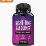 Night Time Fat Burner - Metabolism Support, Appetite Suppressant and Weight Loss Diet Pills for Men and Women - 60 Capsules.