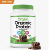 Orgain Organic Plant Based Protein Powder, Creamy Chocolate Fudge - 21g of Protein, Vegan, Low Net Carbs, Non Dairy, Gluten Free, No Sugar Added, Soy Free, Kosher, Non-GMO, 2.03Lb (Packaging May Vary)