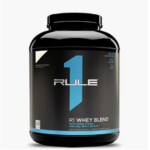 Rule One Proteins, R1 Whey Blend - Vanilla Ice Cream, 24g Fast-Acting Whey Protein Concentrates, Isolates, and Hydrolysates Per Serving, With Naturally Occurring EAAs and BCAAs, 5 Pounds, 68 Servings