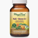 MegaFood, Multi for Women 55+, Supports Optimal Health and Wellbeing, Multivitamin and Mineral Dietary Supplement, Gluten Free, Vegetarian, 120 Tablets