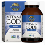 Garden of Life Vitamin Code Whole Food Multivitamin for Men - 240 Capsules, Vitamins for Men, Fruit Veggie Blend and Probiotics for Energy, Heart, Prostate Health, Vegetarian Mens Multivitamins
