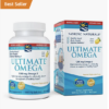 Nordic Naturals Ultimate Omega, Lemon Flavor - 1280 mg Omega-3-90 Soft Gels - High-Potency Omega-3 Fish Oil Supplement with EPA & DHA - Promotes Brain & Heart Health - Non-GMO - 45 Servings